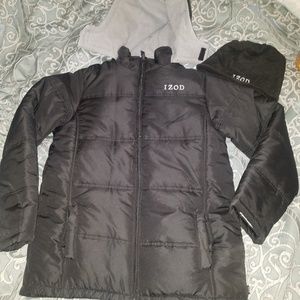 Izod Boys Winter Coat Sz 14/16
